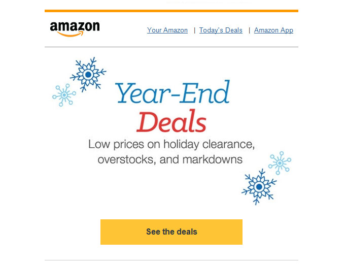 Amazon Year-End Sale - Up to 70% Off