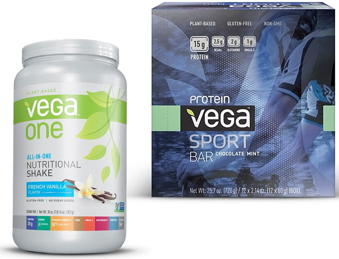 Vega One/Vega Sport Protein Powders & Bars