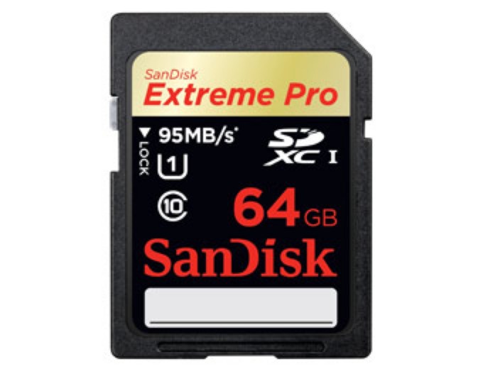 SanDisk Extreme Pro 64GB SDXC Flash Card