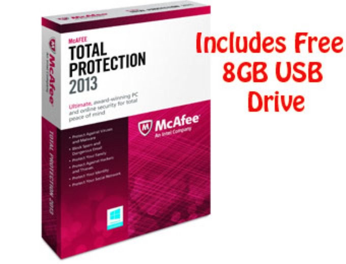 Free after Rebate: McAfee Total Protection 2013