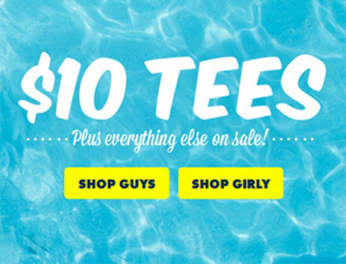 $10 T-Shirts at Threadless