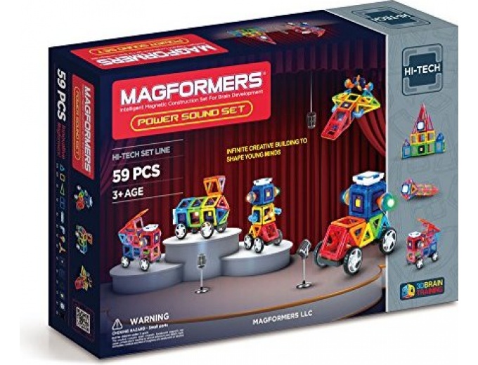 Magformers Power Sound Set (59 Piece)