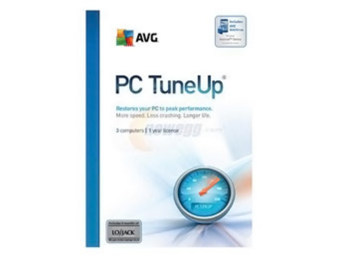 Free after Rebate: AVG PC TuneUp - 3 PCs