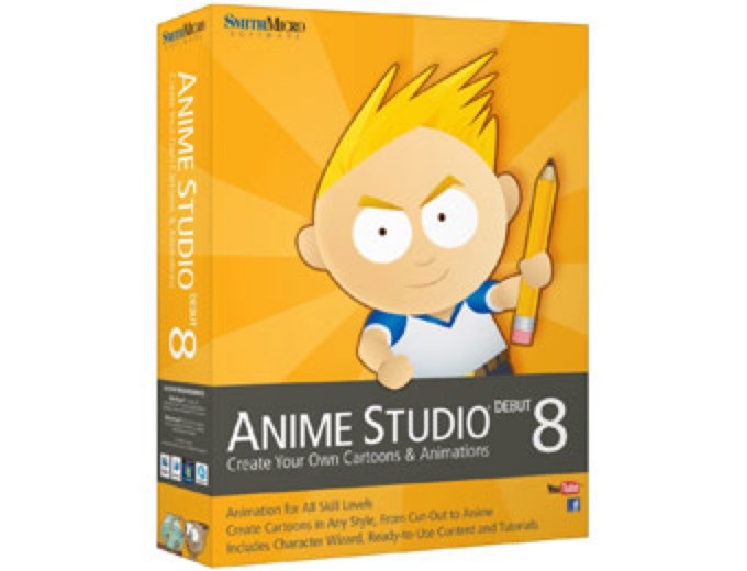 Free with Rebate: SmithMicro Anime Studio Debut 8