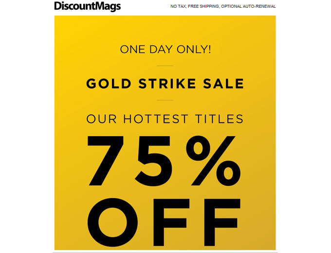 Top Titles at DiscountMags