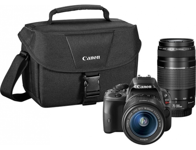Canon EOS Rebel SL1 DSLR Camera w/ Lenses