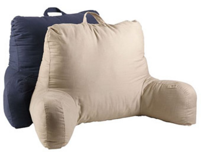 Twill Bedrest Pillow - Navy