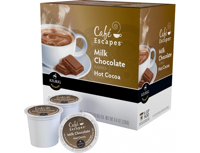 Keurig Cafe Escapes Hot Chocolate K-cups