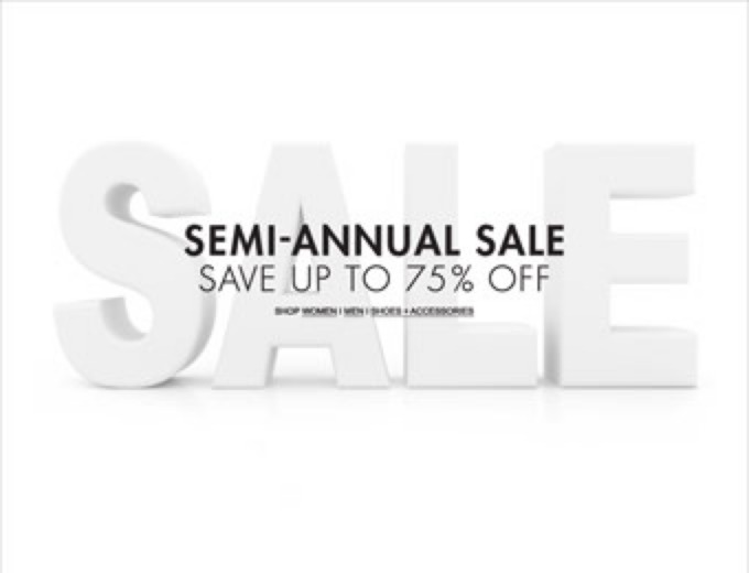 Calvin Klein Semi-Annual Sale - Up to 75% off