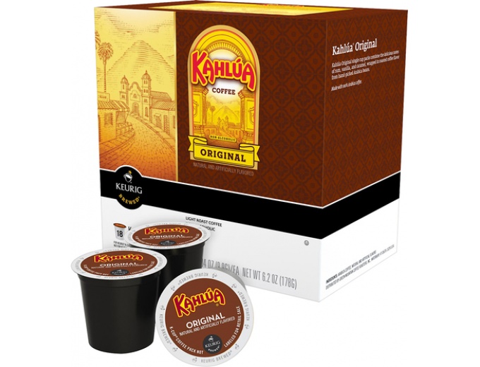 Timothy's Kahlua Coffee K-cups (18-pack)