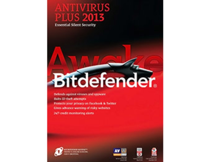 Free Bitdefender Antivirus Plus 2013 3 PCs/2 Years