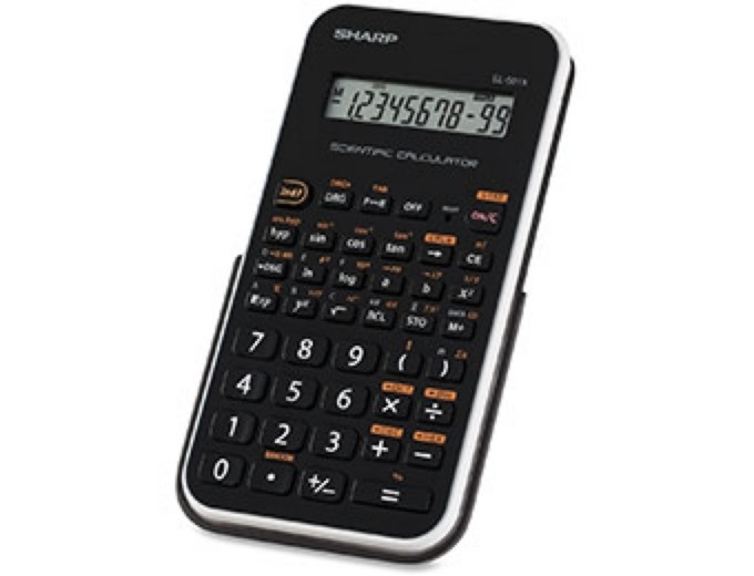 Sharp EL-501XBWH Scientific Calculator