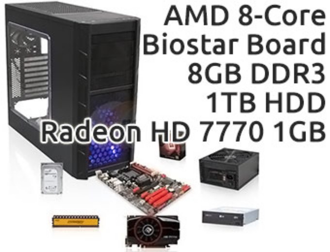 AMD FX-8150 3.6GHz 8-Core Barebones Kit