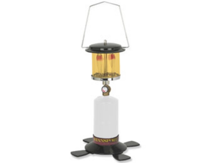 Stansport Propane Lantern with Amber Glass