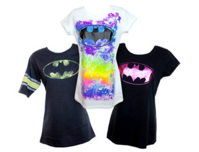 Ladies 2 Pack Batman Shirts
