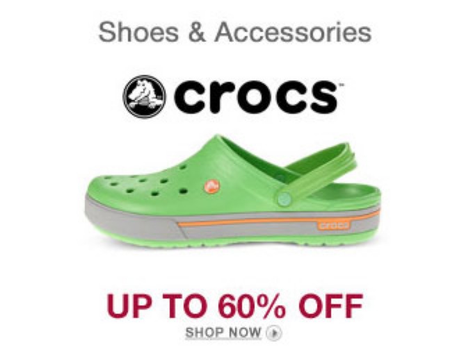 Crocs Shoes & Accessories + Free Shipping