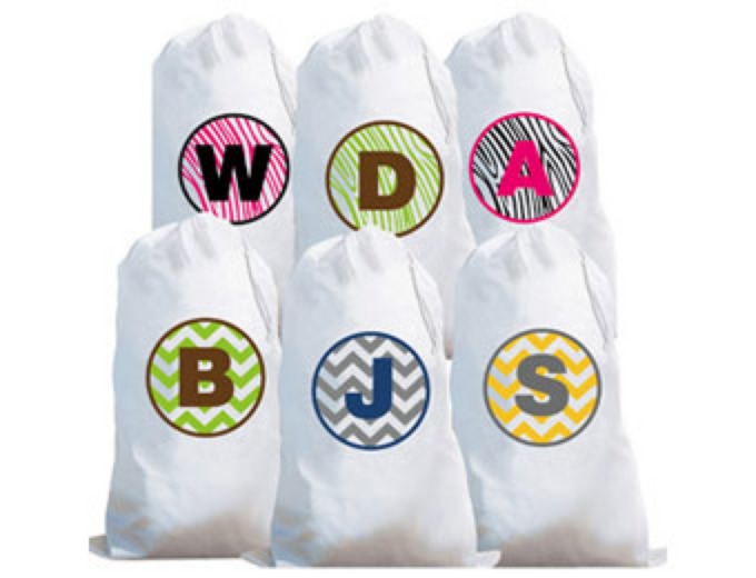 Deal: Personalized 19" x 30" Laundry Bag only $16
