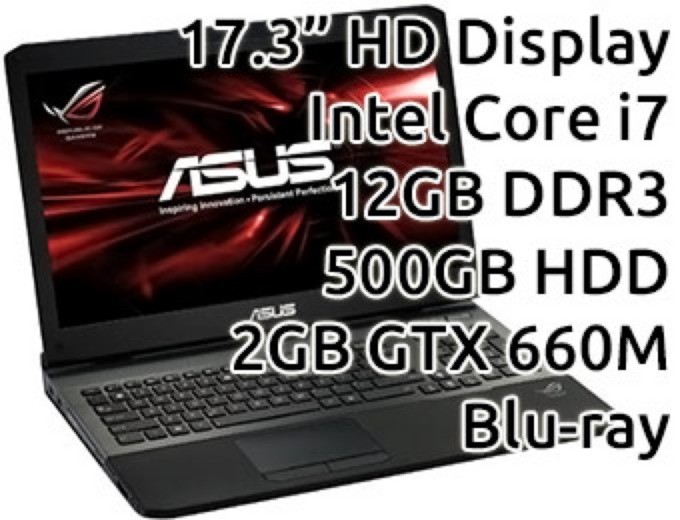 Asus G75VW-TH71 17.3" Gaming Notebook