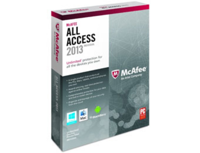Free w/ Rebate: McAfee All Access 2013