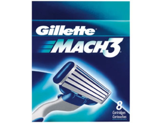 8-Pack of Gillette Mach3 Refill Blades
