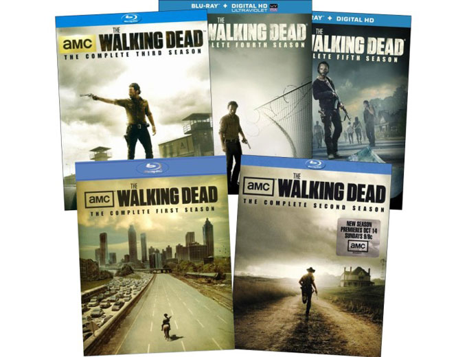 Walking Dead Seasons 1-5 Blu-ray