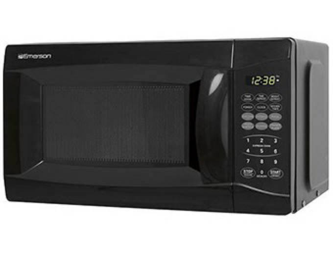 Emerson Black Compact Microwave