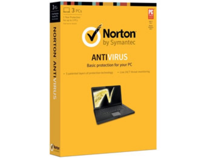 Free after Rebate: Norton Antivirus 2013 - 3 PCs