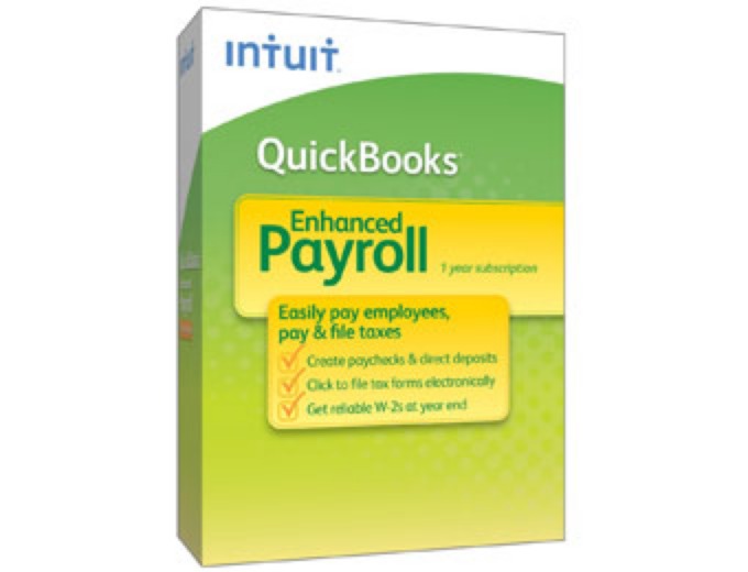 Free after Rebate Quickbooks Payroll Enhanced 2013