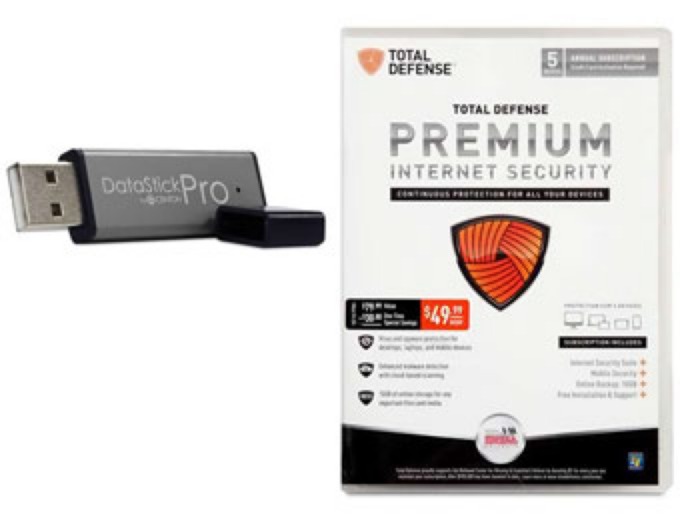 Free aft Rebate: 16GB USB & Total Defense Security
