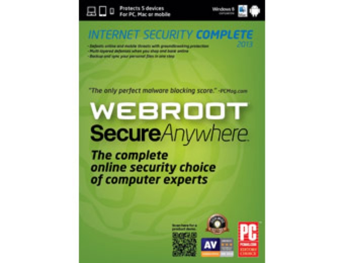 Free Webroot SecureAnywhere Complete 2013
