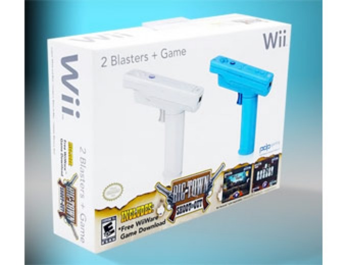 Nintendo Wii Blaster 2-Pack with Game