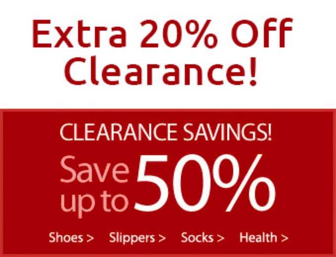 Extra 20% off Clearance FootSmart Promo Code