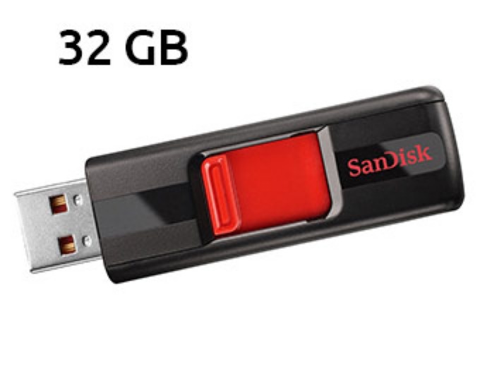 SanDisk Cruzer 32GB USB Flash Drive