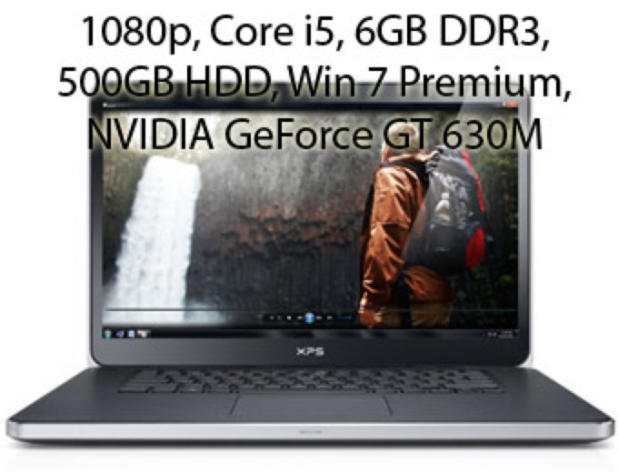 Dell XPS 15 Laptop (Core i5, Win7) + FS
