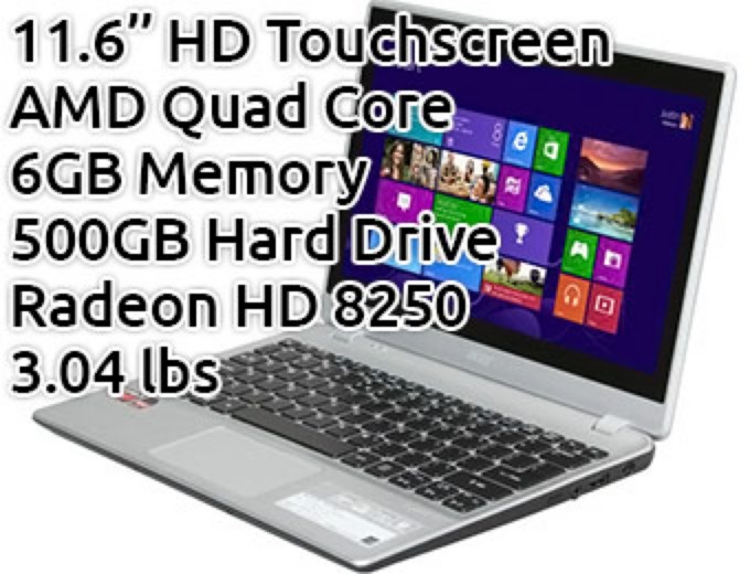 Acer Aspire V5 11.6" Touchscreen Laptop