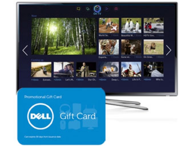 HDTVs at Dell + $200 eGift Cards & FS