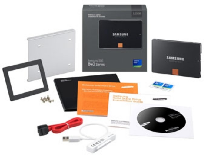 Samsung 840 Series 120GB SSD w/Install Kit