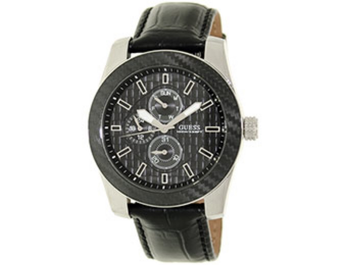 Guess W0079G1 Men's Leather Watch