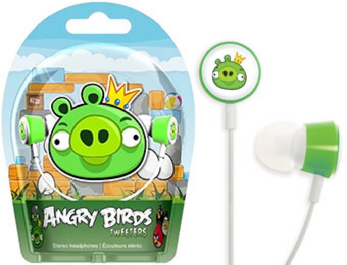 Gear4 Angry Birds Tweeters Earbud Headphones