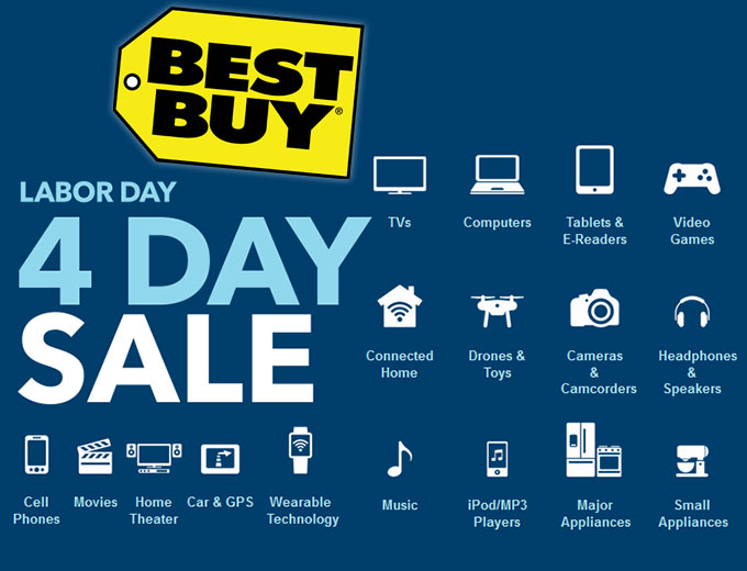 Best Buy Labor Day 4 Day Sale