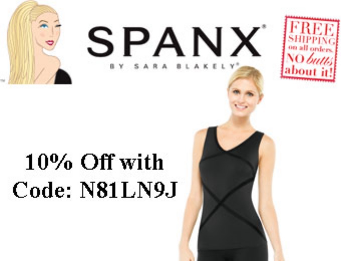 Extra 10% off at Spanx.com + Free Shipping