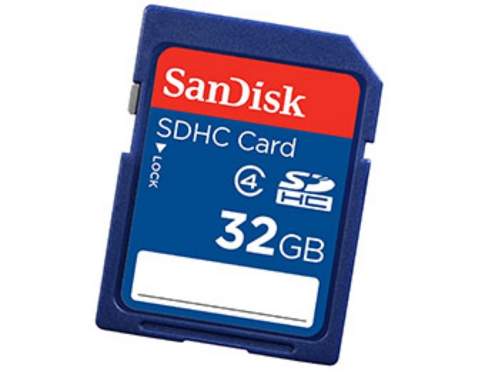 SanDisk 32GB SDHC Flash Memory Card