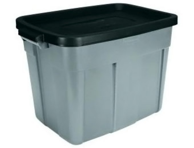 Deal: Rubbermaid 18 Gallon Roughneck Tote only $6