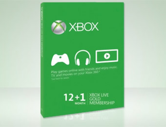 13-Month Xbox Live Gold Membership