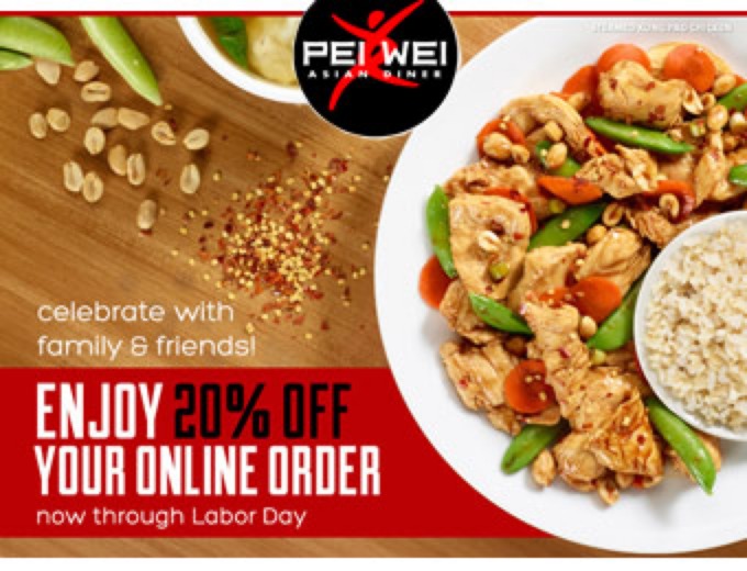 Online Orders at Pei Wei