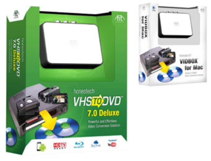 Honestech VHS to DVD Software, PC & Mac