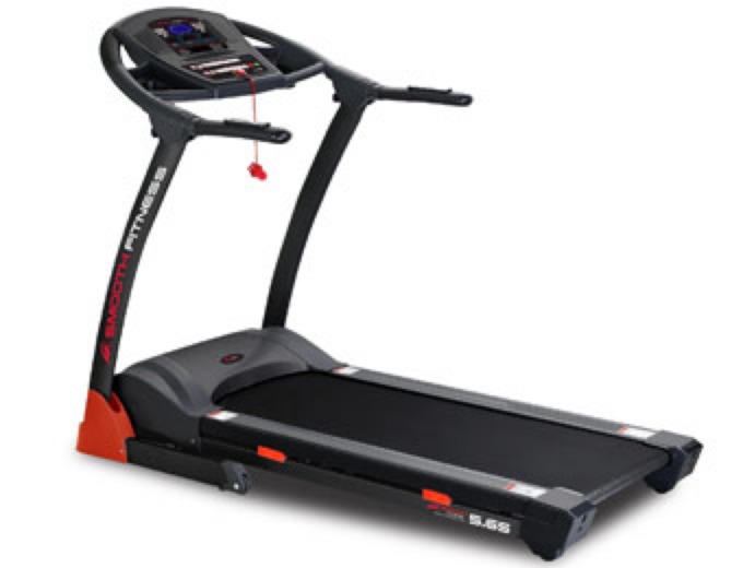 Smooth Fitness 5.65 Folding Treadmill + FS