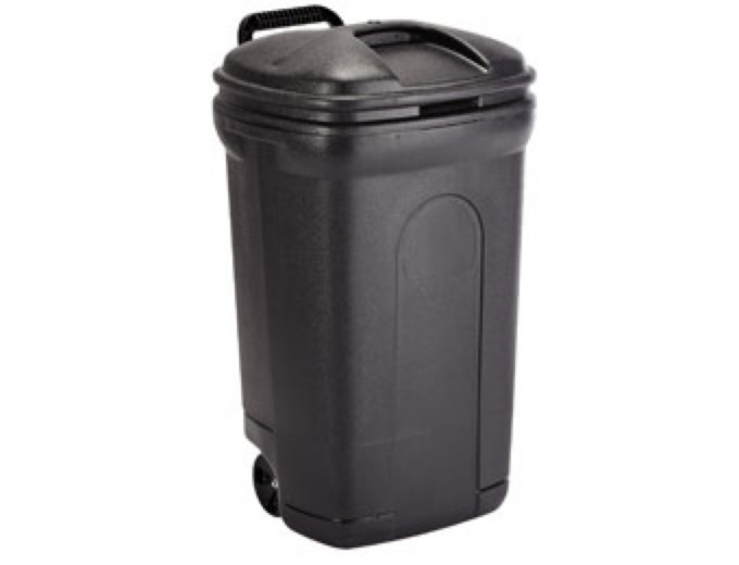35 Gallon Trash Can with Wheels