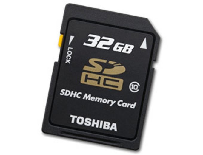 Toshiba 32GB Class 10 SDHC Memory Card