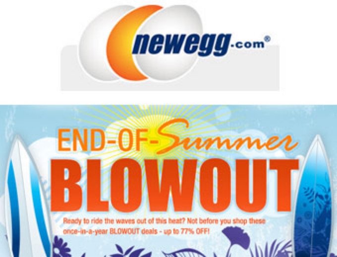 Newegg Blowout Sale, Once a Year Deals, 77% off